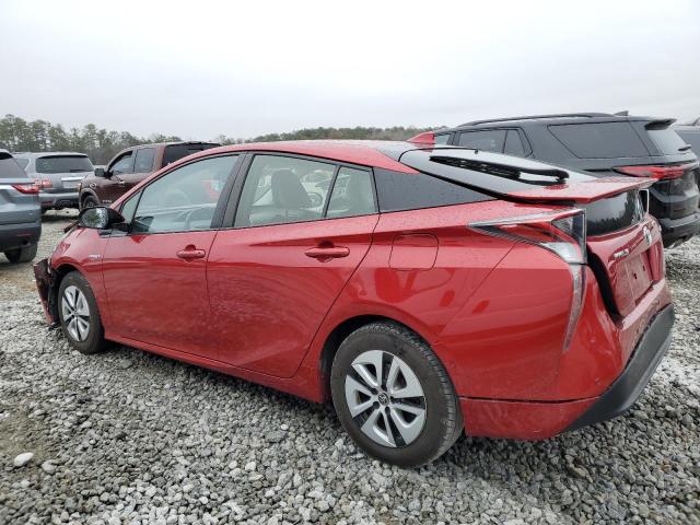 JTDKARFU1H3052087 - 2017 TOYOTA PRIUS RED photo 2