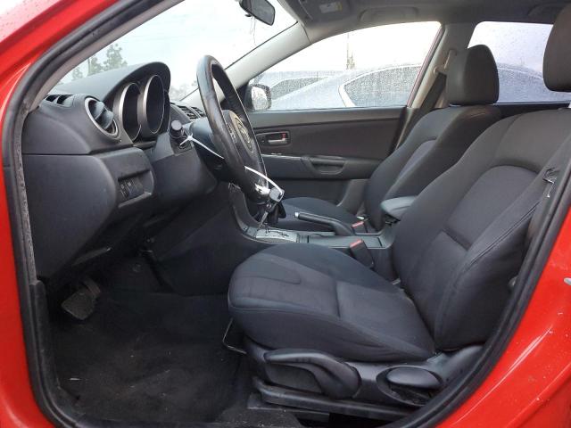 JM1BK344581862203 - 2008 MAZDA 3 HATCHBACK RED photo 7