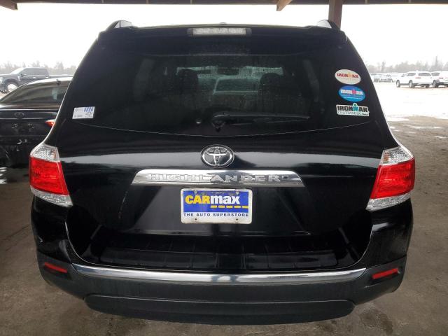 5TDZK3EH4CS062794 - 2012 TOYOTA HIGHLANDER BASE BLACK photo 6