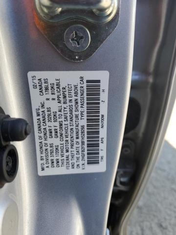 2HGFB2F98FH528266 - 2013 HONDA ACCORD EXL SILVER photo 12