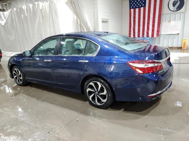 1HGCR2F79GA014360 - 2016 HONDA ACCORD EX BLUE photo 2