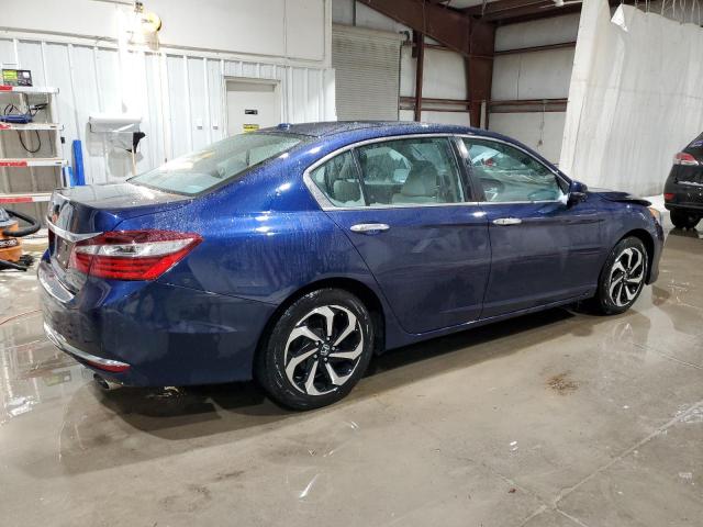 1HGCR2F79GA014360 - 2016 HONDA ACCORD EX BLUE photo 3