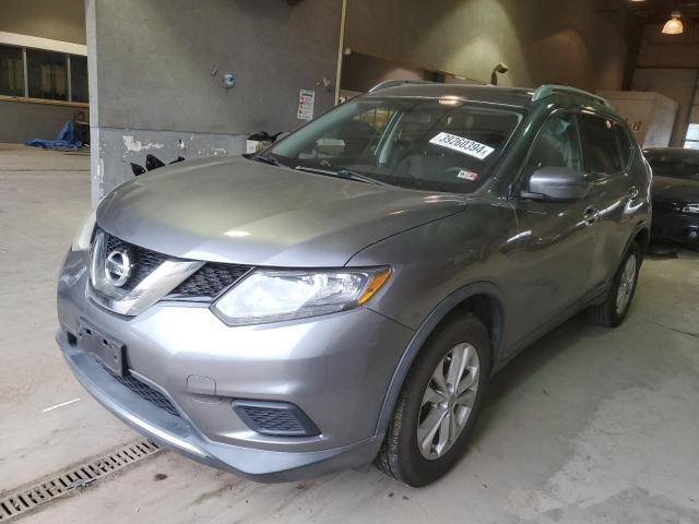 KNMAT2MT0GP632770 - 2016 NISSAN ROGUE S GRAY photo 1