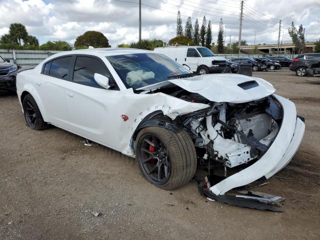 2C3CDXL96NH229424 - 2022 DODGE CHARGER SRT HELLCAT WHITE photo 4