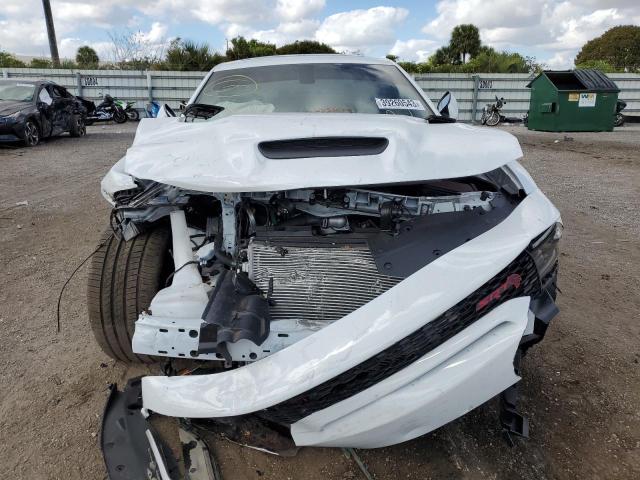 2C3CDXL96NH229424 - 2022 DODGE CHARGER SRT HELLCAT WHITE photo 5