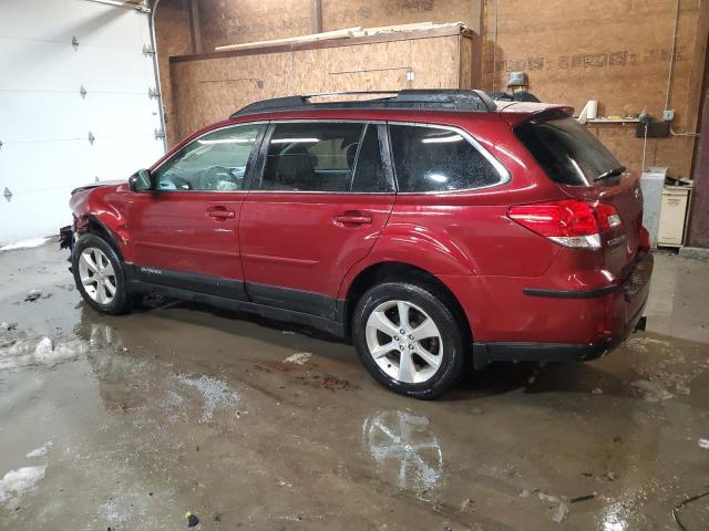 4S4BRBLC7E3300698 - 2014 SUBARU OUTBACK 2.5I LIMITED BURGUNDY photo 2