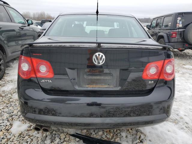 3VWEF71K37M161928 - 2007 VOLKSWAGEN JETTA WOLFSBURG BLACK photo 6