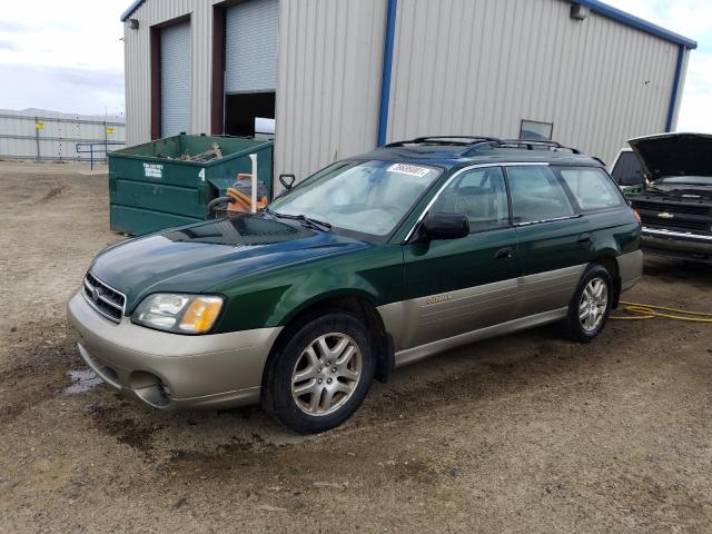 4S3BH675826601176 - 2002 SUBARU LEGACY OUTBACK AWP 绿色 照片 2