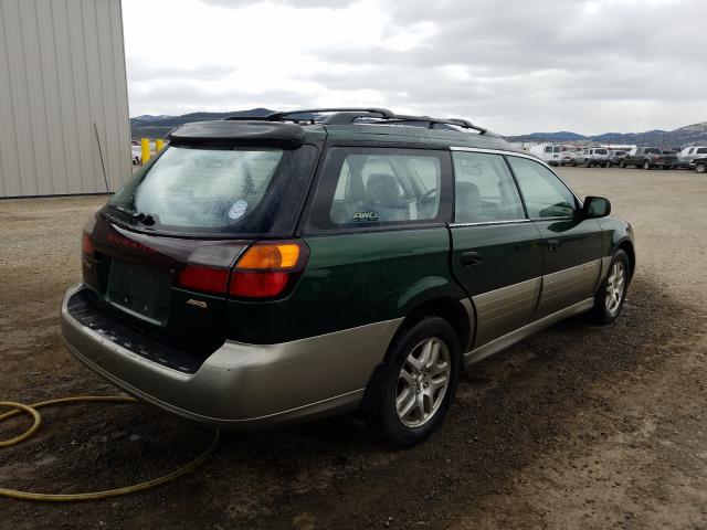 4S3BH675826601176 - 2002 SUBARU LEGACY OUTBACK AWP 绿色 照片 4