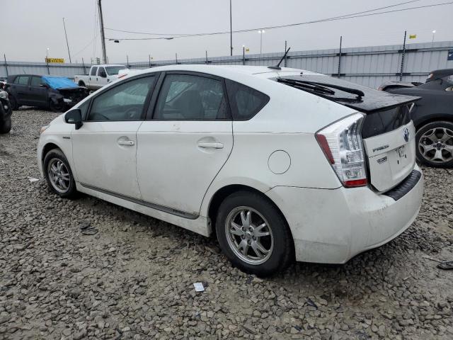 JTDKN3DU8B0327242 - 2011 TOYOTA PRIUS WHITE photo 2