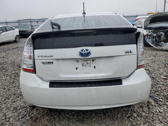 JTDKN3DU8B0327242 - 2011 TOYOTA PRIUS WHITE photo 6