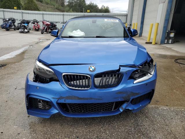 WBA1K9C58GV322471 - 2016 BMW 228 I SULEV BLUE photo 5