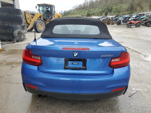 WBA1K9C58GV322471 - 2016 BMW 228 I SULEV BLUE photo 6