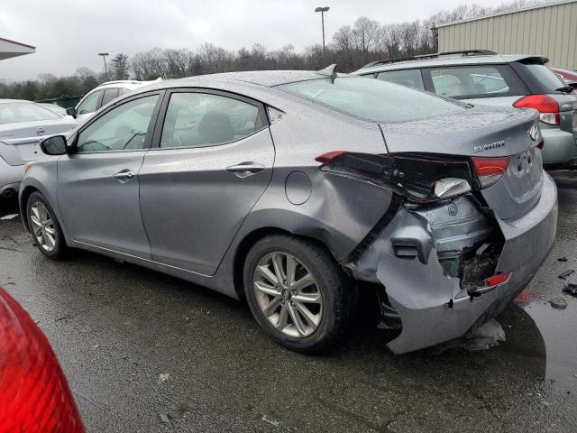 KMHDH4AEXEU147594 - 2014 HYUNDAI ELANTRA SE GRAY photo 2