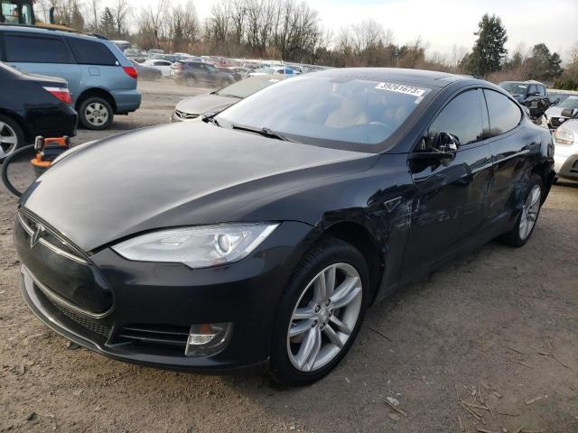 5YJSA1DP6DFP11678 - 2013 TESLA MODEL S Սև լուսանկար 1