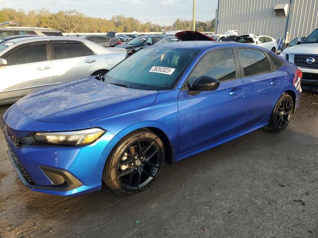 2HGFE2F53NH606178 - 2022 HONDA CIVIC SPORT 蓝色 照片 1