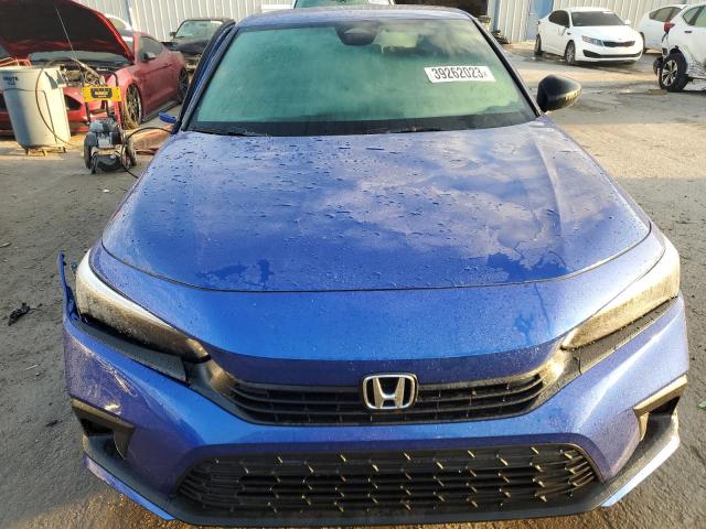 2HGFE2F53NH606178 - 2022 HONDA CIVIC SPORT BLUE photo 5