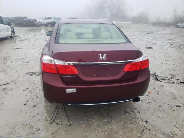 1HGCR2F30DA185913 - 2013 HONDA ACCORD LX MAROON photo 6