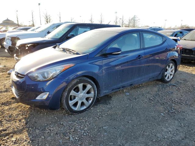 KMHDH4AE6DU561194 - 2013 HYUNDAI ELANTRA GL BLUE photo 1