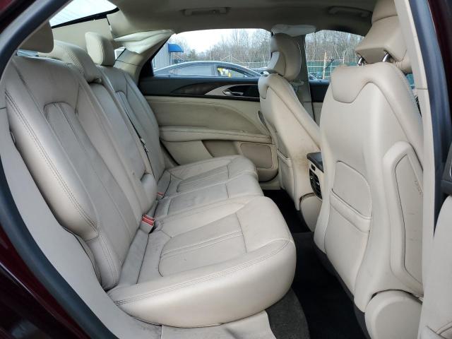 3LN6L5F95HR645903 - 2017 LINCOLN MKZ RESERVE ბურგუნდია ფოტო 10