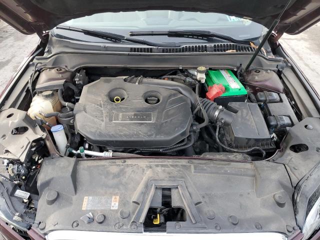 3LN6L5F95HR645903 - 2017 LINCOLN MKZ RESERVE ბურგუნდია ფოტო 11