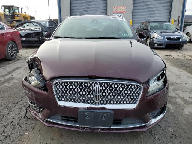 3LN6L5F95HR645903 - 2017 LINCOLN MKZ RESERVE ბურგუნდია ფოტო 5