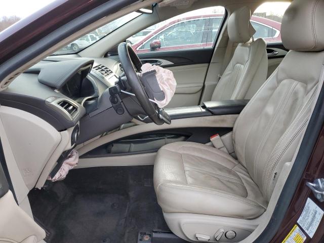3LN6L5F95HR645903 - 2017 LINCOLN MKZ RESERVE ბურგუნდია ფოტო 7