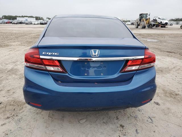 19XFB2F96DE012561 - 2013 HONDA CIVIC EXL ლურჯი ფოტო 6