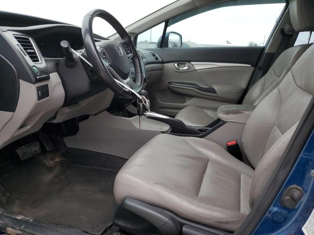 19XFB2F96DE012561 - 2013 HONDA CIVIC EXL ლურჯი ფოტო 7
