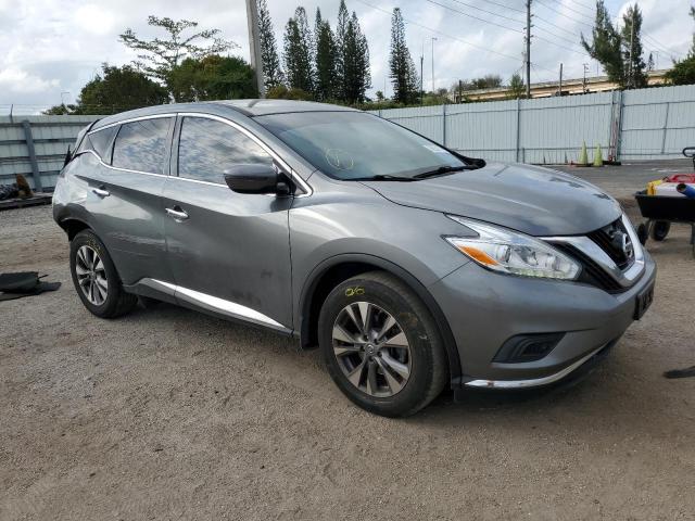 5N1AZ2MG4GN114461 - 2016 NISSAN MURANO S GRAY photo 4