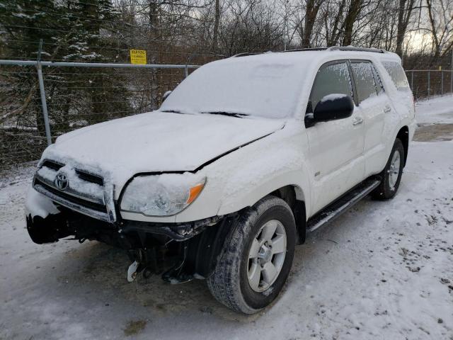 JTEZU14R670089590 - 2007 TOYOTA 4RUNNER SR5 WHITE photo 1