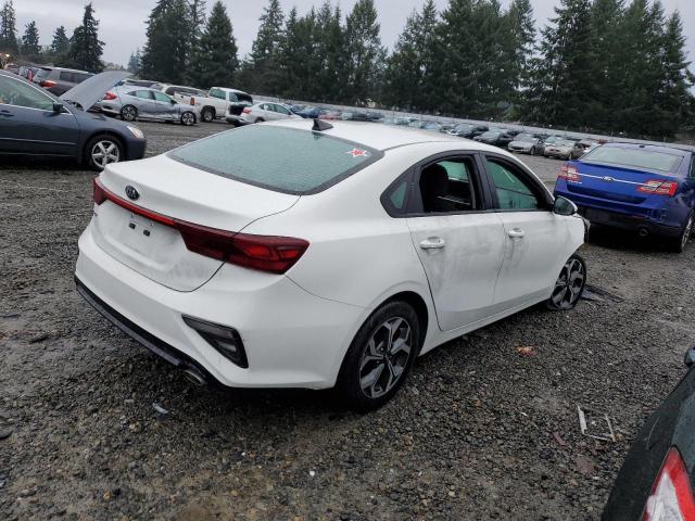 3KPF24AD9ME342511 - 2021 KIA FORTE FE WHITE photo 3