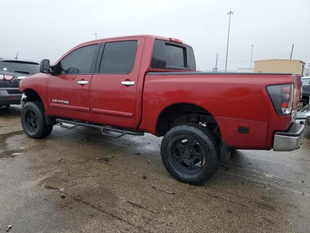 1N6BA07B77N227791 - 2007 NISSAN TITAN XE RED photo 2