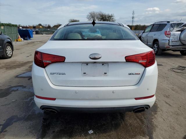 5XXGN4A72DG212051 - 2013 KIA OPTIMA EX WHITE photo 6