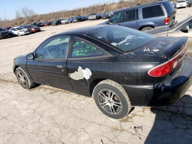 1G1JF12F137314495 - 2003 CHEVROLET CAVALIER LS BLACK photo 2