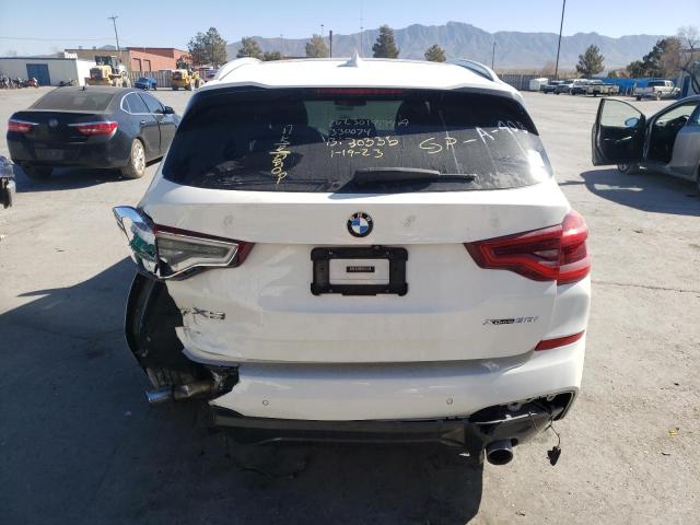 5UXTR9C54KLP92393 - 2019 BMW X3 XDRIVE30I WHITE photo 6