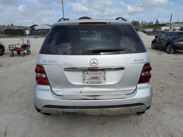 4JGBB75E67A280488 - 2007 MERCEDES-BENZ ML 500 SILVER photo 6