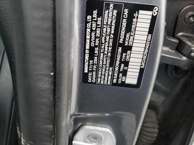 SJKCH5CR9HA031084 - 2017 INFINITI QX30 BASE Boz foto 12