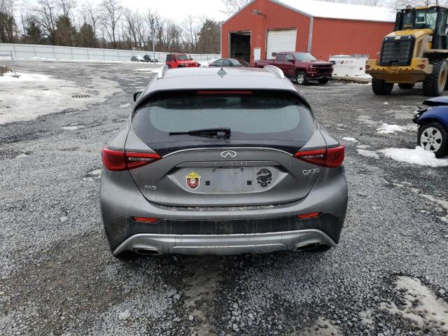 SJKCH5CR9HA031084 - 2017 INFINITI QX30 BASE GRAY photo 6