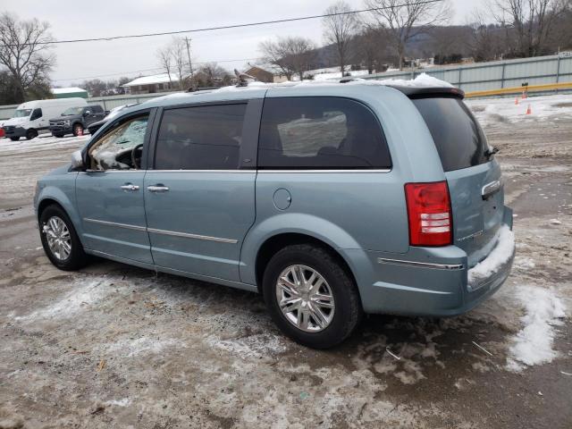 2A8HR64X78R774288 - 2008 CHRYSLER TOWN & COU LIMITED BLUE photo 2