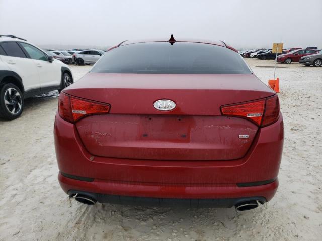 KNAGM4A74B5082937 - 2011 KIA OPTIMA LX RED photo 6