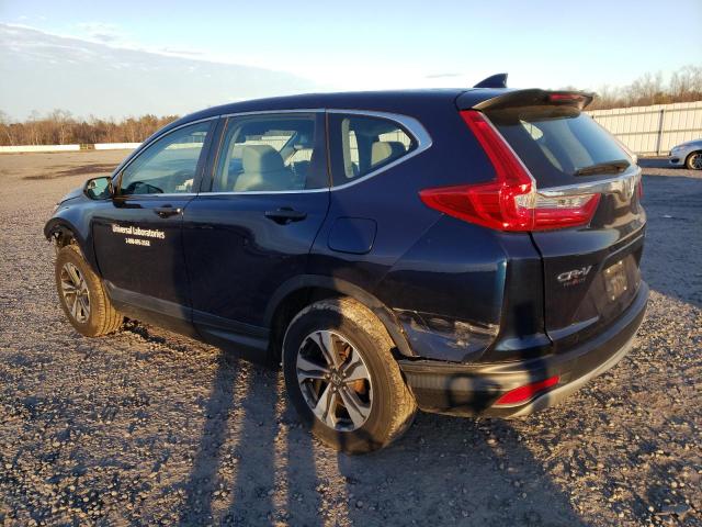 2HKRW6H38KH207491 - 2019 HONDA CR-V LX BLUE photo 2