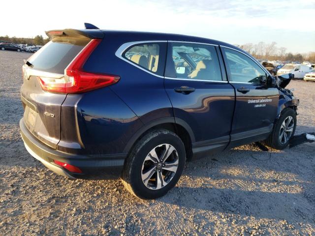 2HKRW6H38KH207491 - 2019 HONDA CR-V LX BLUE photo 3