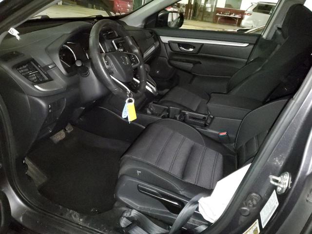 2HKRW6H31KH224441 - 2019 HONDA CR-V LX GRAY photo 7