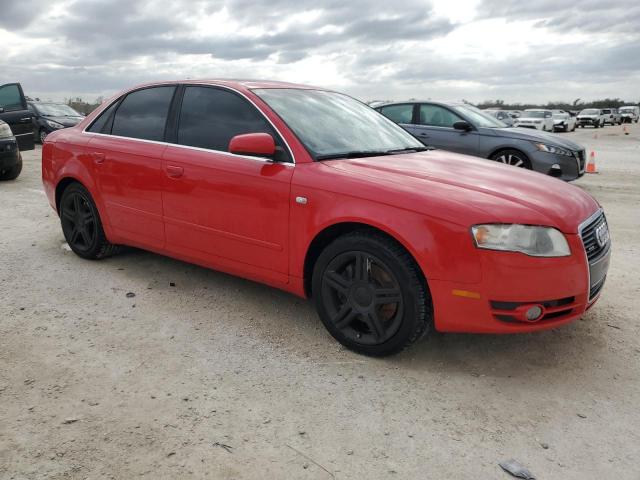 WAUDF78EX7A190447 - 2007 AUDI A4 2.0T QUATTRO RED photo 4