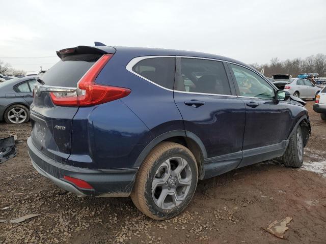 7FARW2H82KE051343 - 2019 HONDA CR-V EXL BLUE photo 3