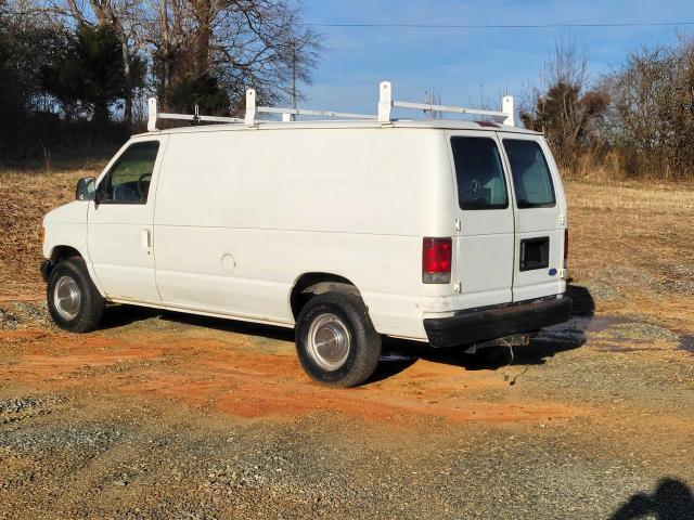 1FTNE24292HB50613 - 2002 FORD ECONOLINE E250 VAN WHITE photo 3