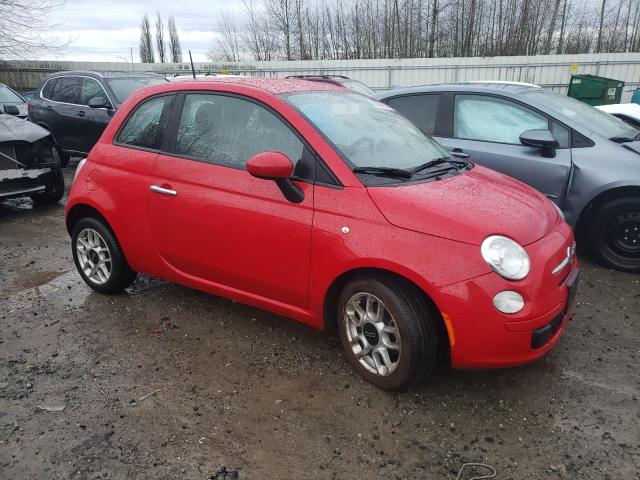 3C3CFFAR9CT343770 - 2012 FIAT 500 POP RED photo 4