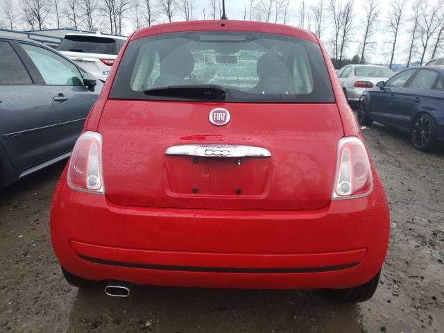 3C3CFFAR9CT343770 - 2012 FIAT 500 POP RED photo 6