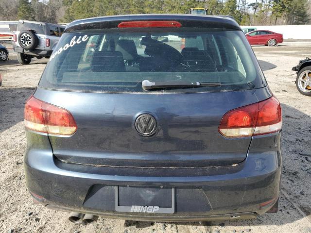 WVWDB7AJ6DW119458 - 2013 VOLKSWAGEN GOLF BLUE photo 6